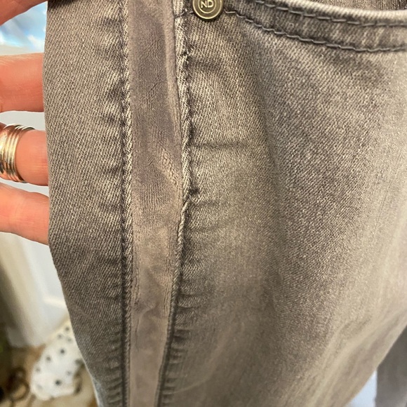 ND Velvet Trim Tuxedo Jeans Light Gray 12R 12 - Picture 5 of 8